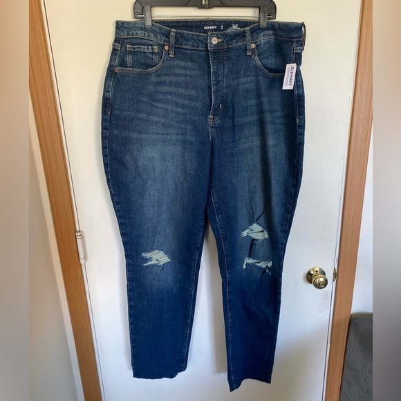 Only be 18 tall, high rise curvy OG straight button fly new with tags - Picture 1 of 8